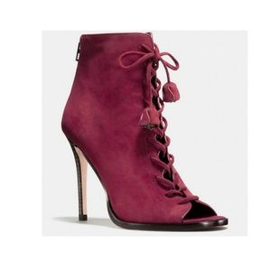 Coach Lena Heel in Burgundy